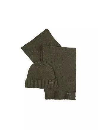BARBOUR | Geschenkset 2-teilig Schal und Mütze CARLTON | 